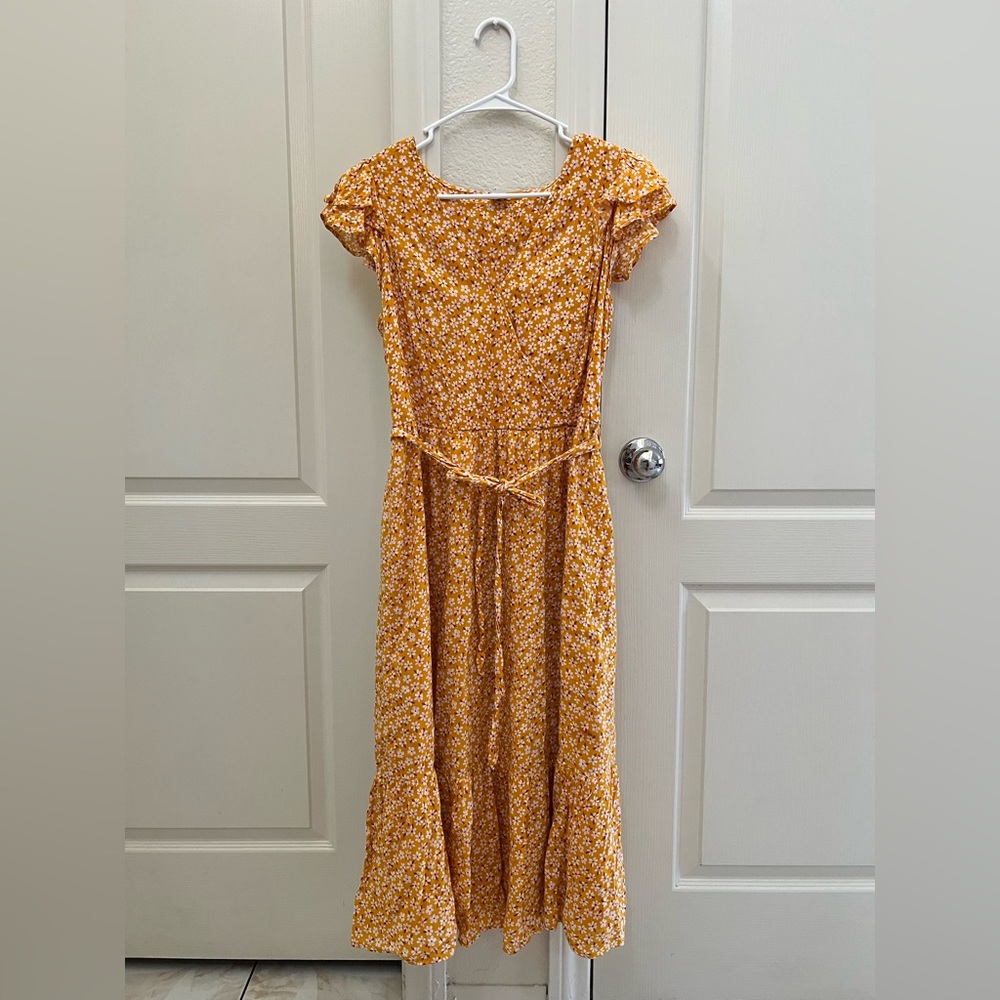Yellow Flower Dress